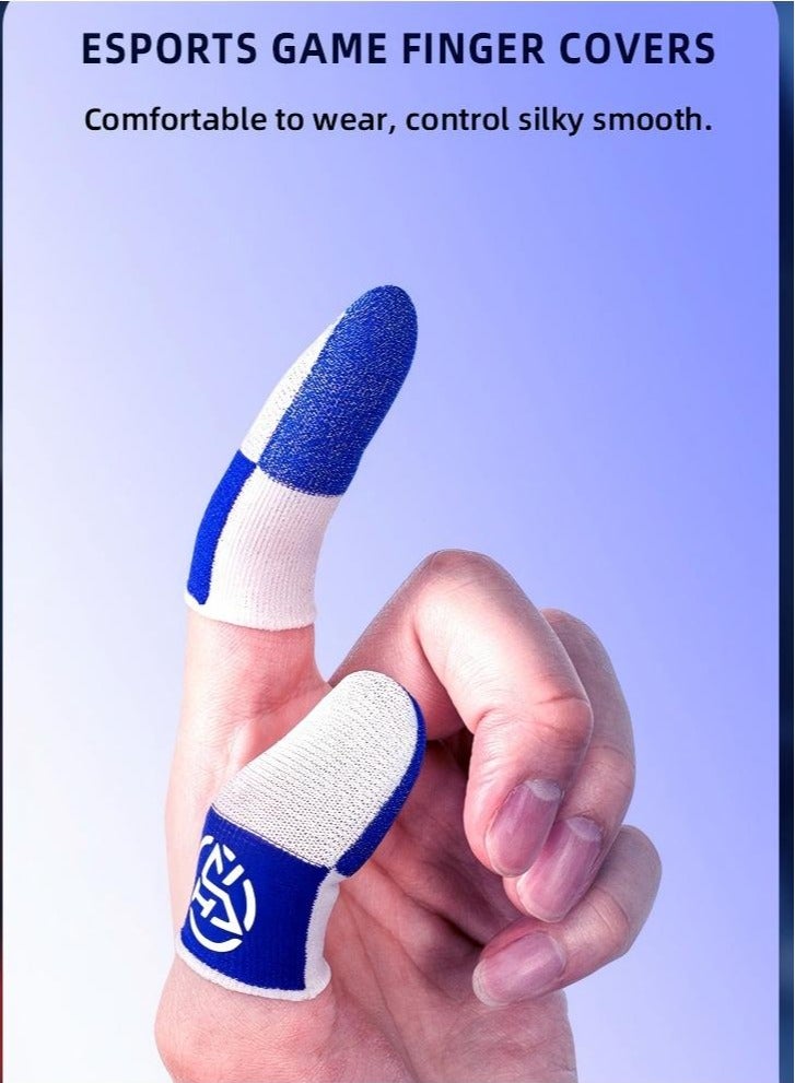 2 Pairs Of Mobile Game Touch Screen Finger Sleeves, With Metal Storage Box, Ultra-Thin 0.25mm Finger Sleeves, Ultra-High Sensitive Touch, Smooth Operation, Sweat-Absorbent, Odorless, Breathable, Seamless Finger Sleeves, Suitable For Pubg And Other Games - Image 3