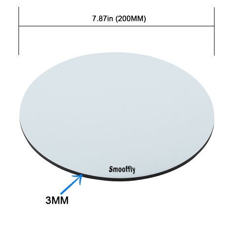 Smooffly Donut Round Mouse Pad, Purple Donut Printed Mousepad Round Non Slip Rubber Mouse pad Gaming Mouse Pad mat - Image 4