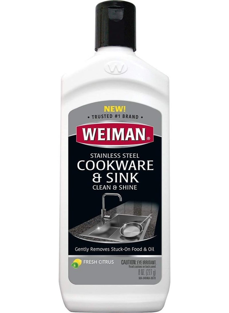Weiman Weiman Stainless Steel Sink and Pots & Pans Cleaner and Polish  - Image 1