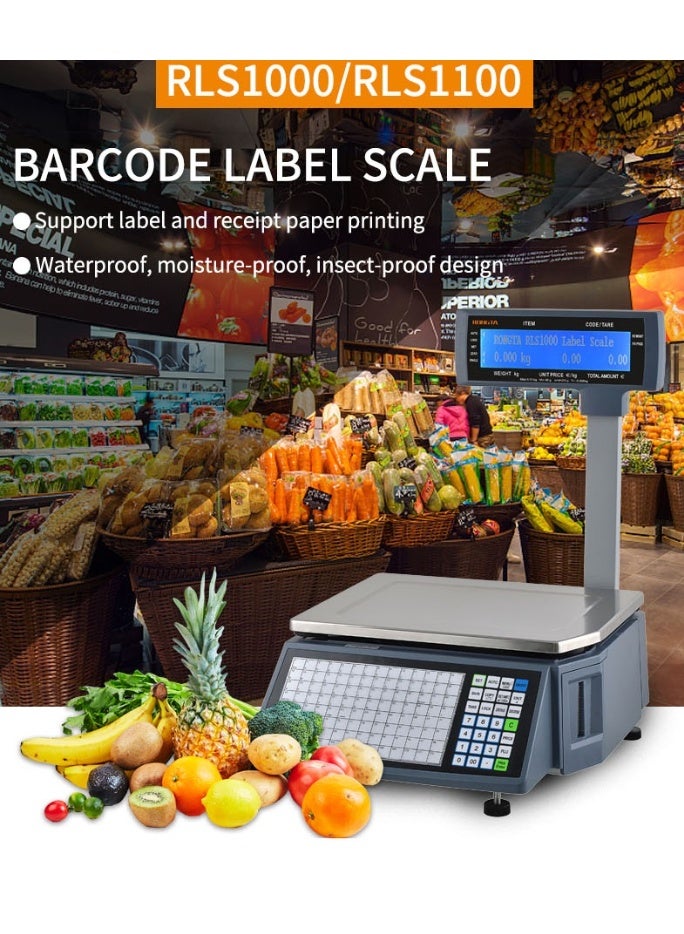 Rongta RLS1100 Weighing Scale with Barcode Label - Image 2