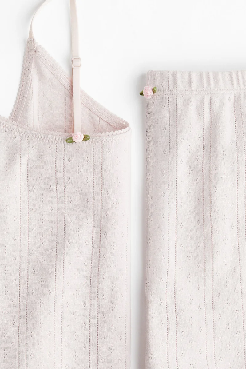 H&M Cotton pointelle pyjamas