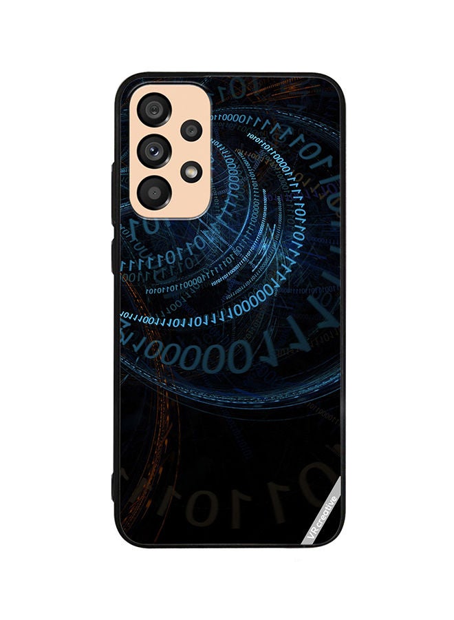 VR CREATIVE غطاء حماية لهاتف سامسونج جالاكسي A33 5G بتصميم رموز ثنائية متعدد الألوان - Image 1