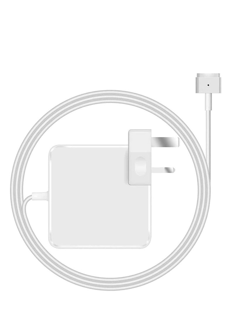 Generic - 60W T-tip Replacement Adapter AC Charger and UK AC plug Power Adapter Replacement Charger for Magsafe2 Compatible with 13 inch MacBook Pro Retina display released Late 2012 to early 2015 - Image 1