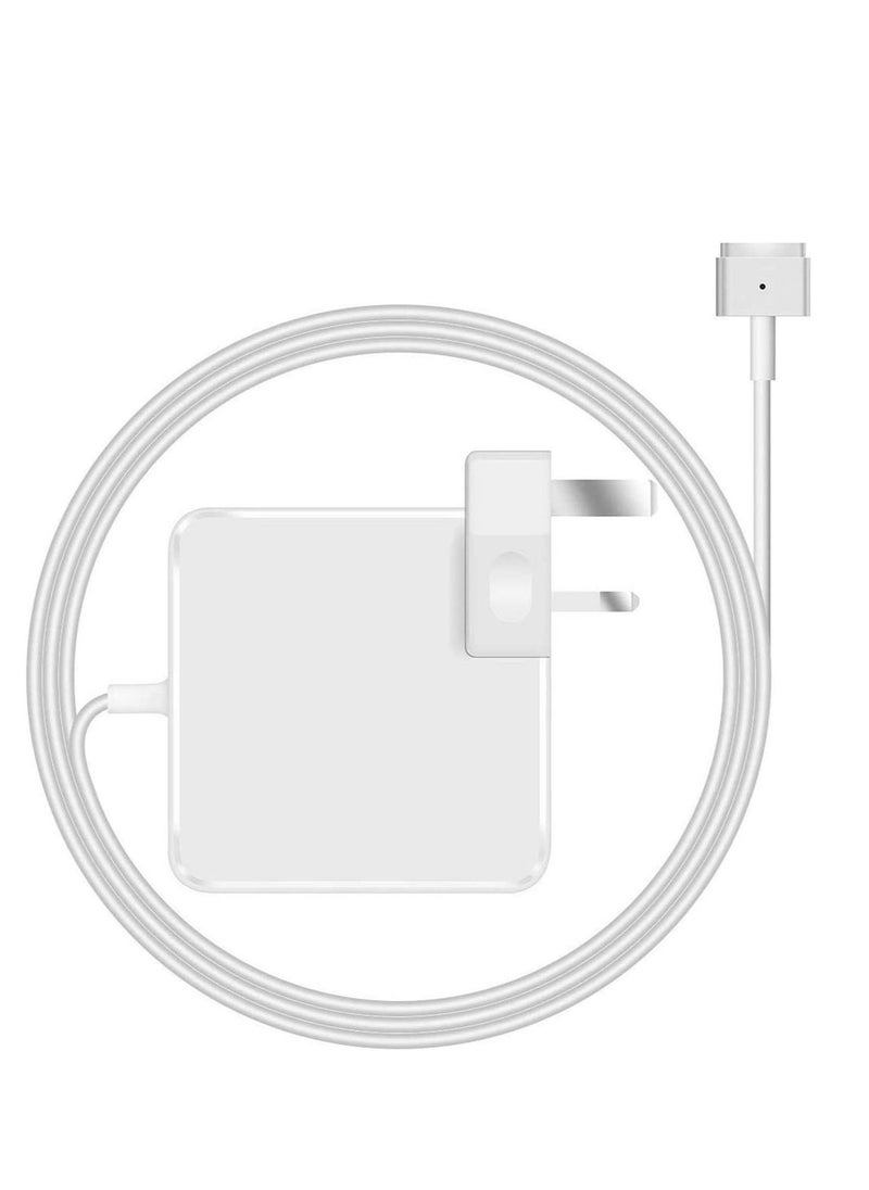 Generic - 60W T-tip Replacement Adapter AC Charger and UK AC plug Power Adapter Replacement Charger for Magsafe2 Compatible with 13 inch MacBook Pro Retina display released Late 2012 to early 2015 - Image 1