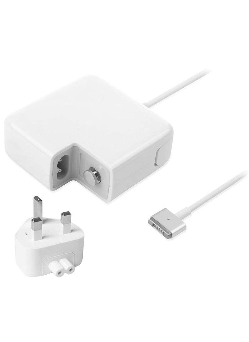 Generic - 60W T-tip Replacement Adapter AC Charger and UK AC plug Power Adapter Replacement Charger for Magsafe2 Compatible with 13 inch MacBook Pro Retina display released Late 2012 to early 2015 - Image 1
