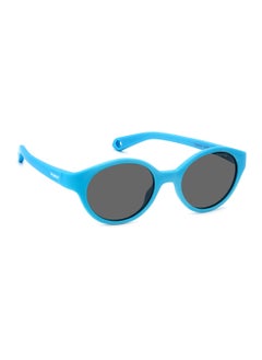 Polaroid Kids Unisex UV Protection Round Sunglasses - Pld K007/S Azure 42 - Lens Size: 42 Mm  - Image 2