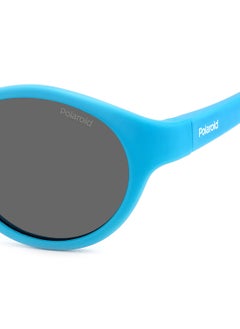 Polaroid Kids Unisex UV Protection Round Sunglasses - Pld K007/S Azure 42 - Lens Size: 42 Mm  - Image 5