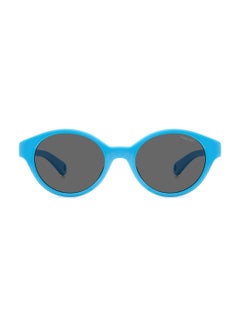 Polaroid Kids Unisex UV Protection Round Sunglasses - Pld K007/S Azure 42 - Lens Size: 42 Mm  - Image 3