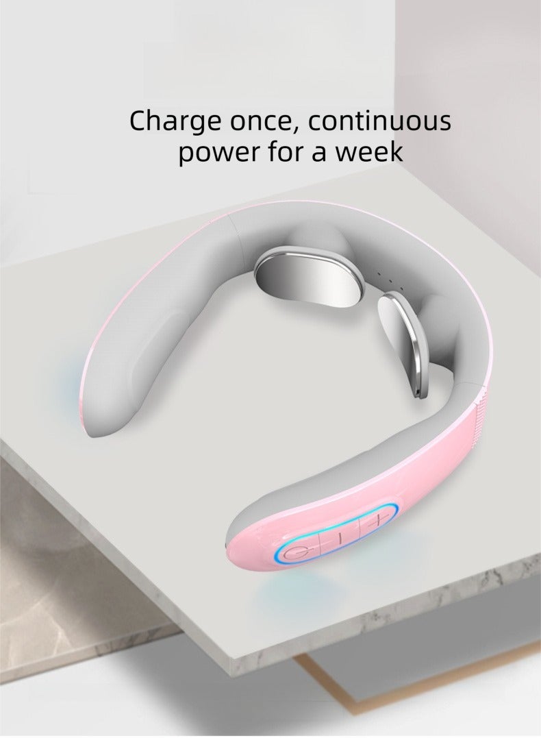 ONLYMAY Neck Massager, Intelligent Neck Massage for Shoulder, Back & Cervical Pain Relief , Lymphatic Drainage Neck Massager, Electric Pulse Massager with 10 Modes, Portable Neck Massage for Pain Relief  - Image 5