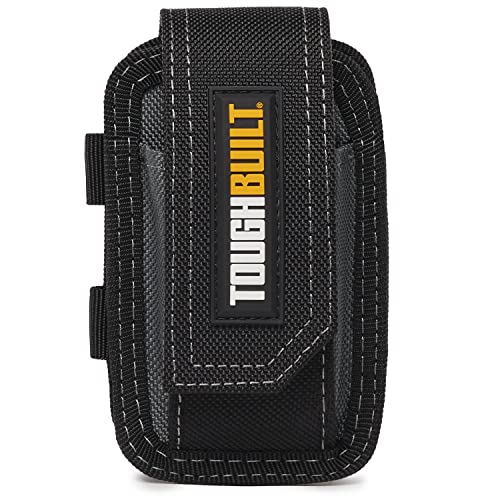 ToughBuilt – Smartphone Pouch, Heavy-Duty Phone Holder with ClipTech Hub, Reinforced 1680D Fabric, Adjustable Security Flap, and Belt Clip for Secure Access on Jobsite or in The Field - Image 2