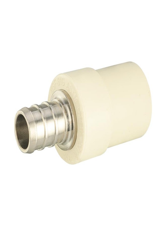 EFIELD (Pack of 10) 1/2" Pex x 1/2" CPVC Transition Coupling Barb Crimp Brass Fittings - Image 5