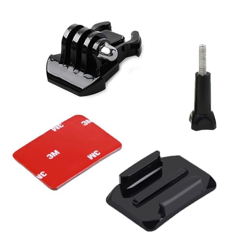 Action Pro 3M Adhesive Side Mount Kit Compatible with GoPro-13/12/11/10/9/8/7/6/5/Insta 360/SJCAM/EKEN/YI 4K Eken Action Cameras - Image 1