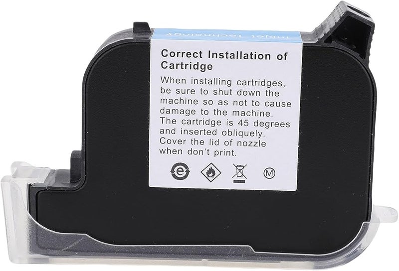 Eujgoov Black Ink Cartridge 42ML For SC12 CP12 SC12T Handheld Printer - Image 1