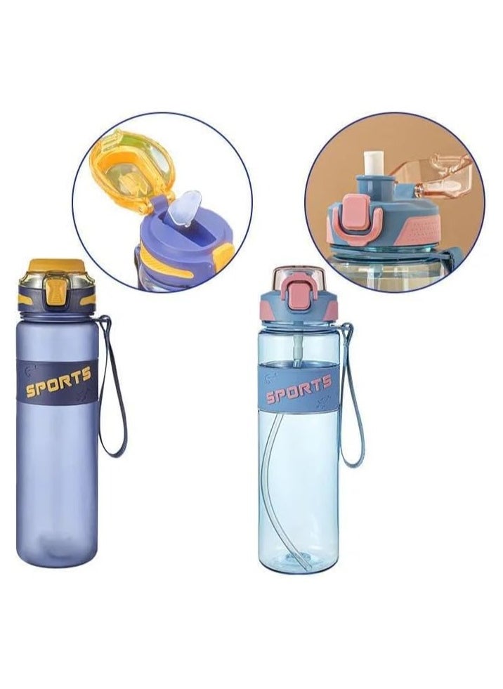 QSHOP SportBottle Leak Proof Sports Water Bottle, Portable Drinking Bottle for Gym and Fitness with Strap, BPA Free, 1 Liter Premium Quality  - Image 4
