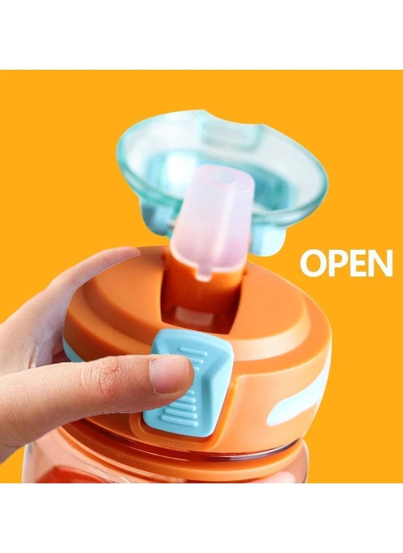QSHOP SportBottle Leak Proof Sports Water Bottle, Portable Drinking Bottle for Gym and Fitness with Strap, BPA Free, 1 Liter Premium Quality  - Image 5