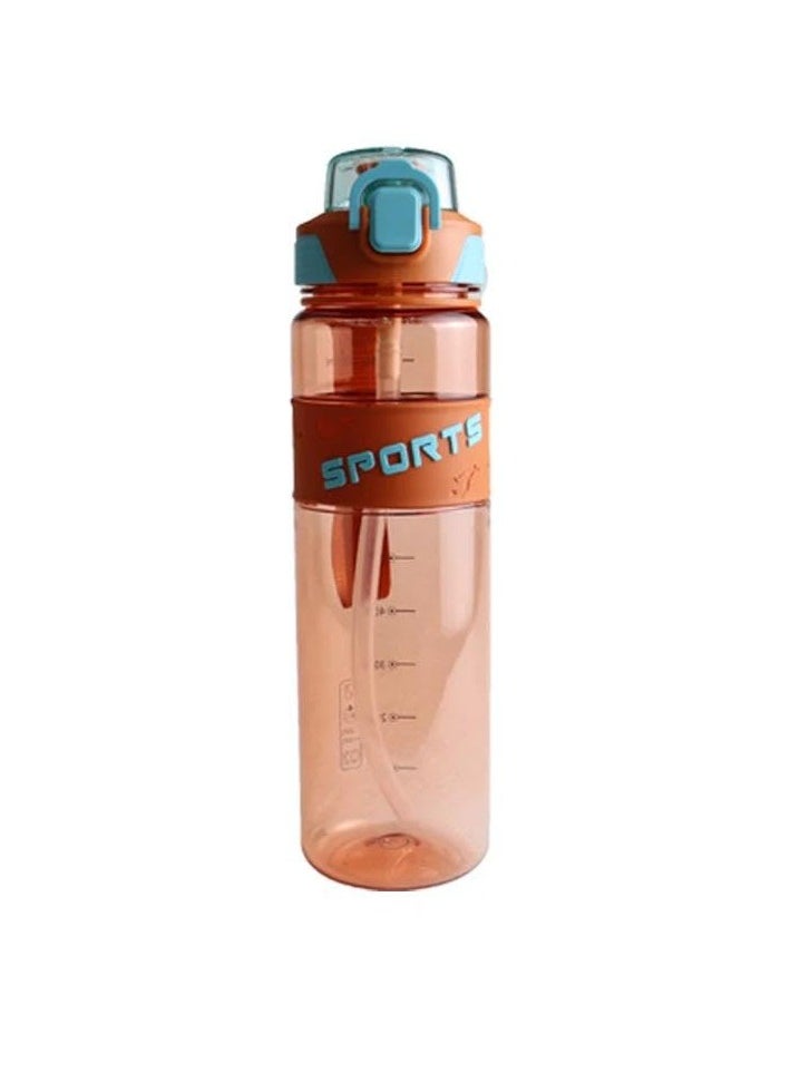 QSHOP SportBottle Leak Proof Sports Water Bottle, Portable Drinking Bottle for Gym and Fitness with Strap, BPA Free, 1 Liter Premium Quality  - Image 1