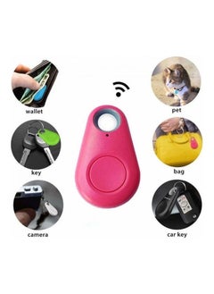 NIBEMINENT 4-Pieces Mini Personal Smart Bluetooth Gps Tracker Kids Pet Dog Wallet keys Pink  - Image 3