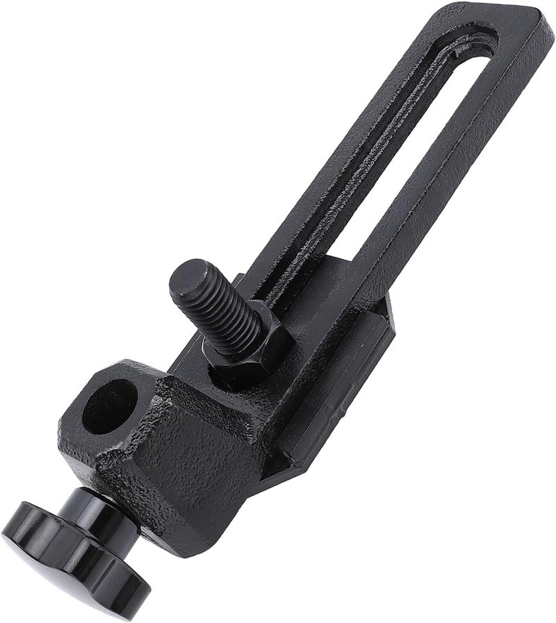 Focket Wood Lathe Tool Rest, Cast Steel Rustproof Shock Absorbing 20mm Hole Lathe Tool Holder, Wood Steady Rest with Easy to Use Design for Woodworking Enthusiasts - Image 2