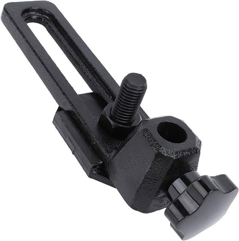 Focket Wood Lathe Tool Rest, Cast Steel Rustproof Shock Absorbing 20mm Hole Lathe Tool Holder, Wood Steady Rest with Easy to Use Design for Woodworking Enthusiasts - Image 4