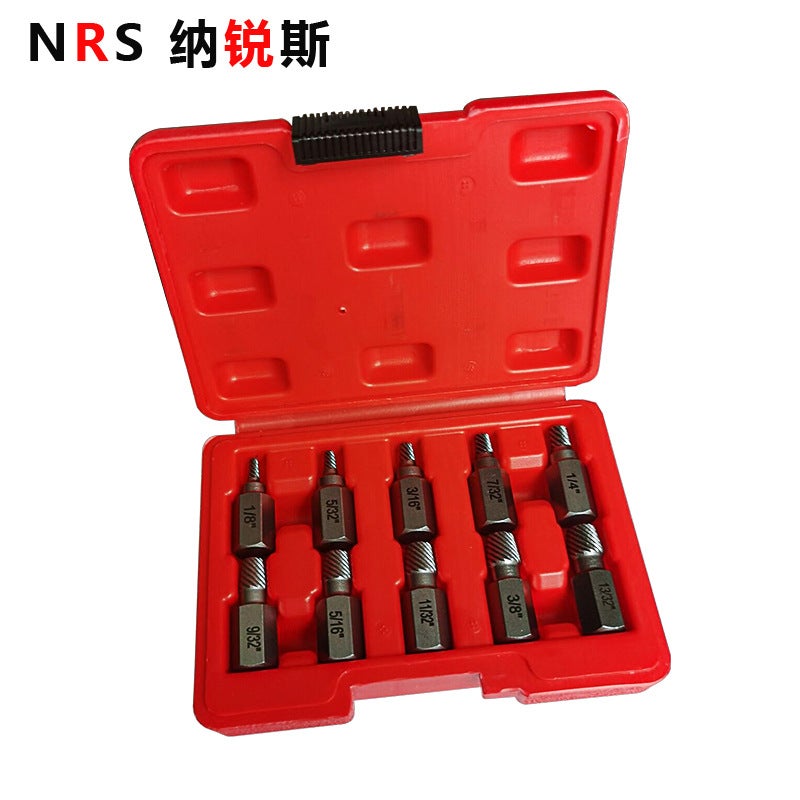 Generic 10-Piece Set Screw Extractor 25Pc Inch Broken Sliding Thread ...