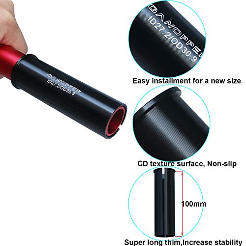 GANOPPER Bicycle Seat Post Shim 27.2 to 30.0 Alloy Aluminum Bicycle Seat Post Tube Adapter for MTB BMX Road Bike - Image 5