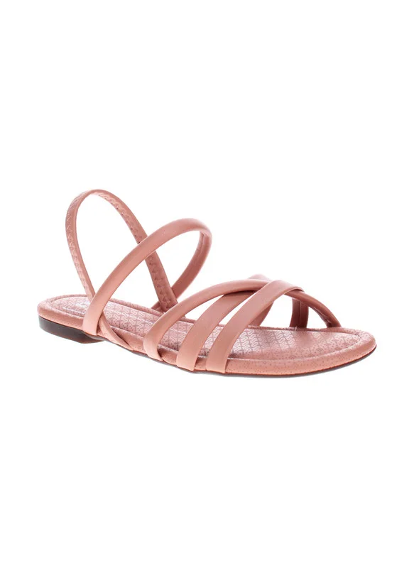 موليكا Moleca Ladies Flat Sandals Nude | Made In Brazil