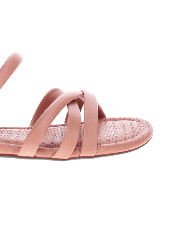 MOLECA Moleca Ladies Flat Sandals Nude | Made In Brazil