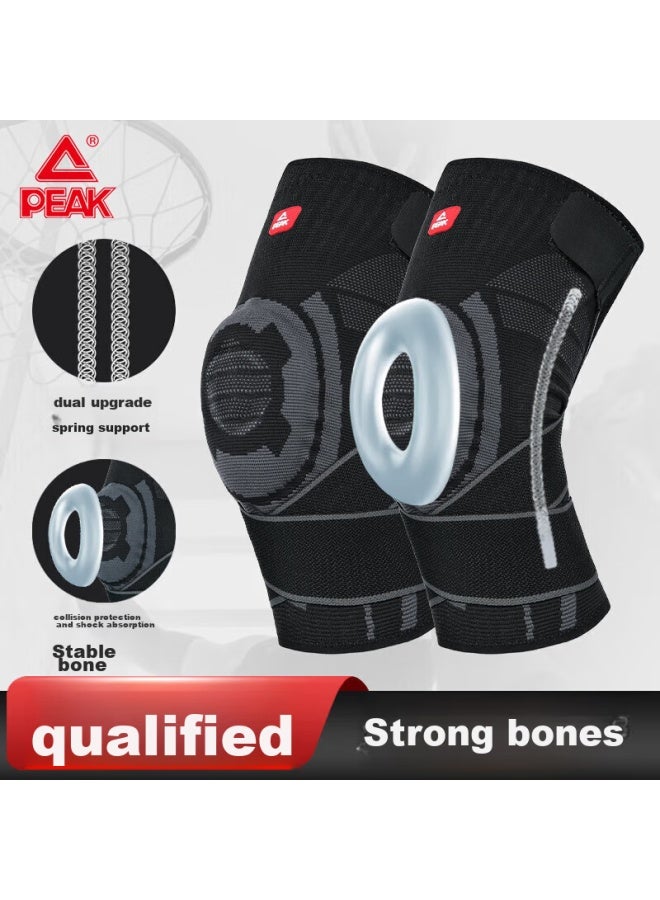Peak Knee Pads For Sports, Running, Basketball, Meniscus Protection, Patellar Strap, Hiking, Badminton, Size L - Image 1