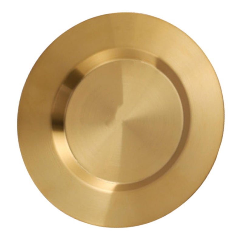 Stainless Steel Unbreakable Dinner Plate 18X18X1 7CM Easy Clean Reusable For Home Restaurant Picnic - Image 2