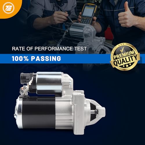 E EZEXPREZE Ezexpreze 10910 New Starter for 14-18 Chevy Silverado 1500 Suburban Tahoe, Cadillac Escalade 6.2L 2015-2016, GMC Sierra 1500 V6 V8 4.3 5.3L 6.2L, for 2015-2016 GMC Yukon, 12655055 M000T24072 - Image 3