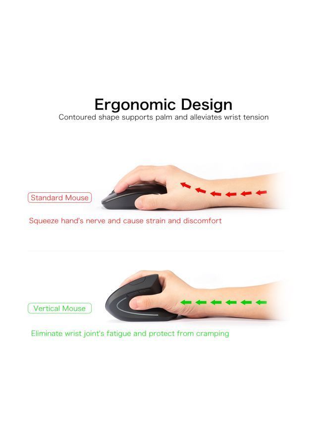 نيبمينينت ماوس لاسلكي ضوئي أسود - Image 3