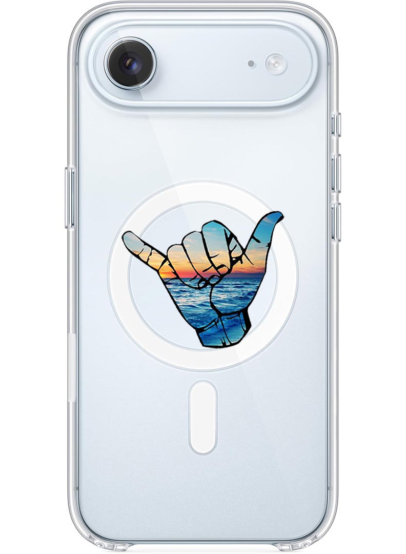 Theodor Magnetic Case for Apple iPhone 17 Air Compatible with MagSafe Wireless Charging, Shockproof Phone Bumper Cover - Hand - Image 1