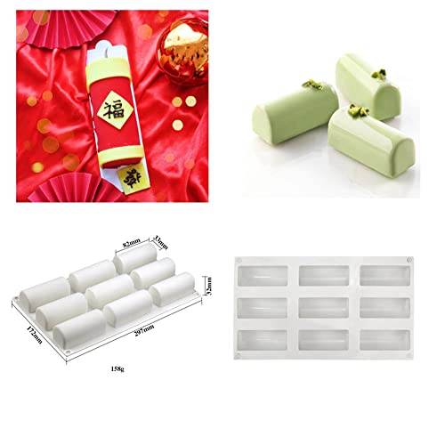 mostsom 328 Length Cylinder Strips Biscuit Chocolate Sticks Cookies Baking Jelly Silicone Mold Ice Tube Making Trays Perfect Ice Cube Sticks Molds Cylinder H - Image 3