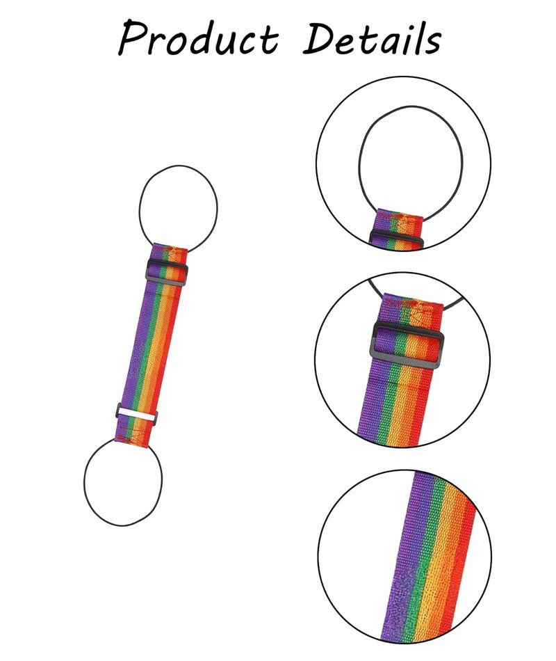 BdelrinQue 4 Pcs Luggage Straps for Suitcases, Luggage Strap, Colorful Travel Accessories, Luggage Belt Strap Ideal for Frequent Travelers, Business Trips, and Vacations - Image 3