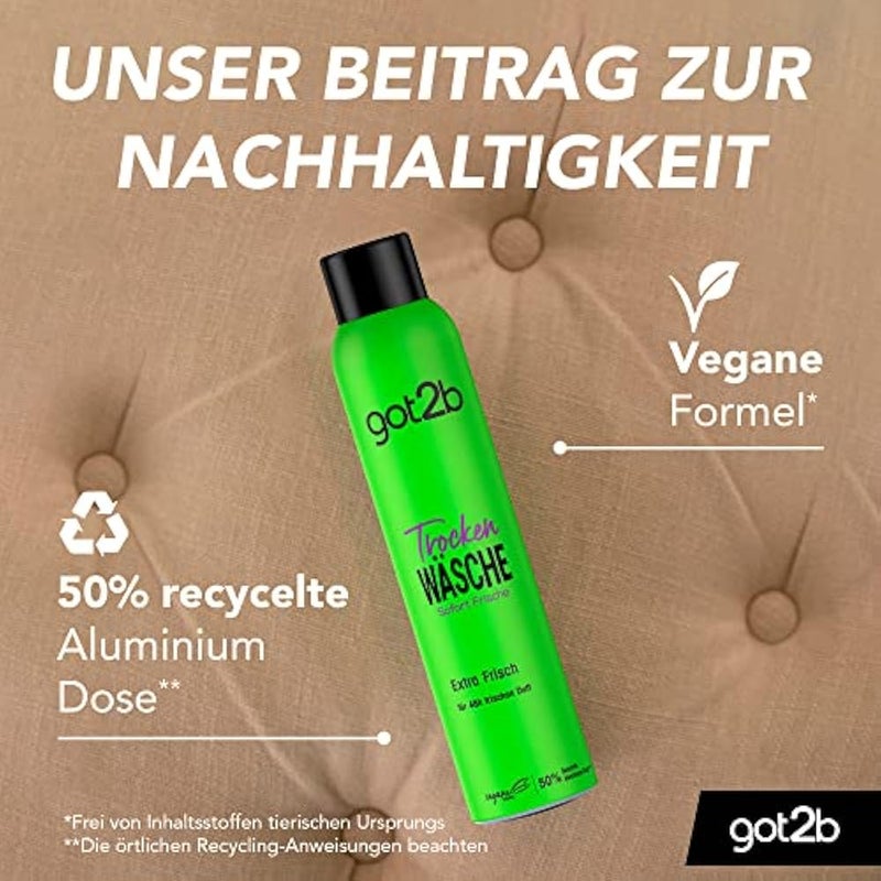 got2b Dry Shampoo Extra Fresh (200 ml), Dry Shampoo with Instant Fresh Effect, Dry Shampoo without Residue with 48 Hours Tropical Breeze Fragrance - Image 4