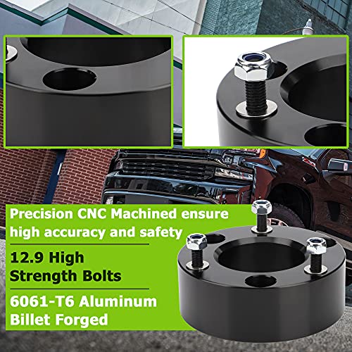 PROEZE 3" Leveling Lift Kits for 2007-2024 Silverado 1500/2007-2024 Sierra 1500,3 inch Forged Front Strut Spacers Leveling Kits - Image 5