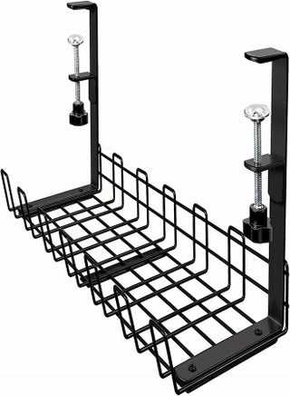 Tiokkss Under Desk Cable Management Tray, Upgraded Wire Management No Drill No Screws, Cable Tray with Clamp for Desk Wire Management, Computer Cable Rack for Office, Home No Damage to Desk - pzsku/ZD8DD96F57736DAB70EBDZ/45/_/1689729690/fb63d427-850e-401c-874a-8d9ee158710b