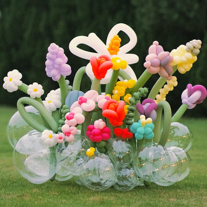Koogel 400 PCS 260 Long Balloons, Assorted Color Skinny Latex Twisting Balloons for Animal Modeling Tying Balloon Arch Wedding Birthday outdoor Party Decor - Image 4