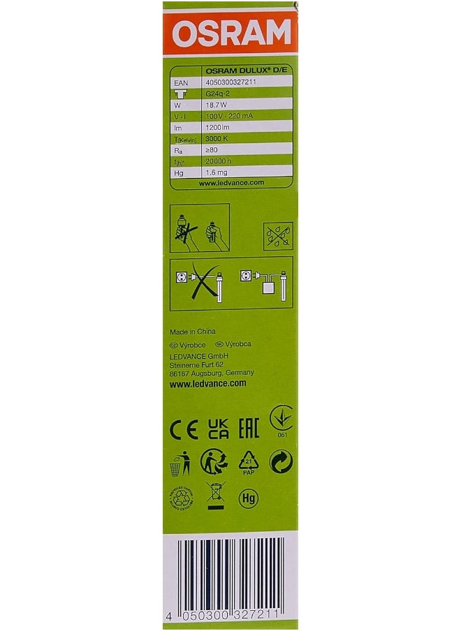 Osram Osram 18 Watts 4 Pin Cfl Bulb  - Image 3