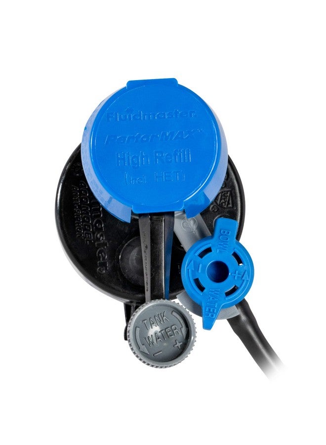 فلويد ماستر صمام تعبئة المرحاض العالمي Performax Fluidmaster 400H-5003 مع خزان ووعاء للتحكم في الماء، عبوة من قطعتين، أزرق - Image 3