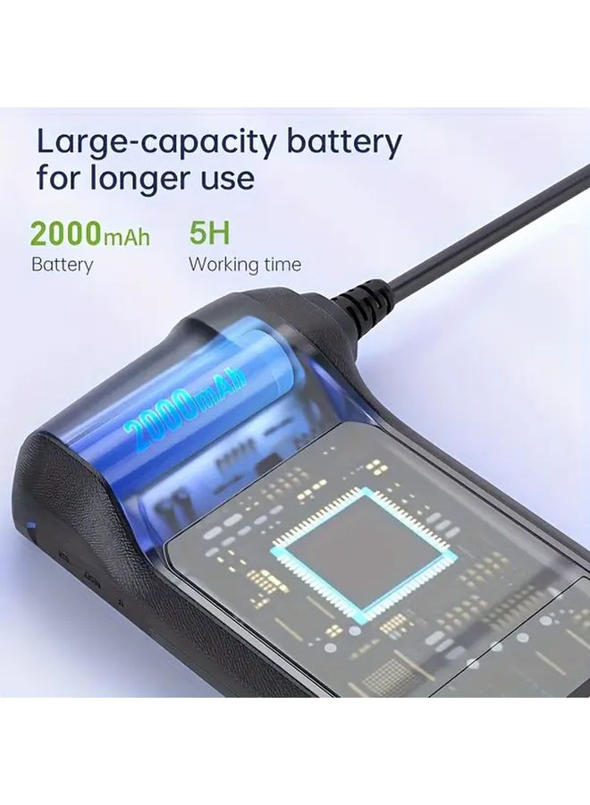 Industrial Endoscope 8mm Dual Lens Hard Wire 4.3 Inch IPS Display 39.37 Inch Cable - Image 5