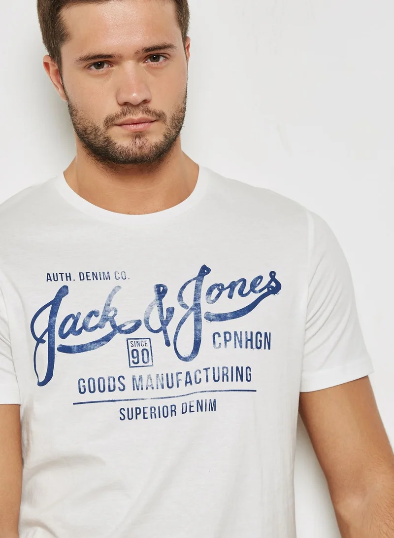 JACK & JONES Slack Logo T-Shirt