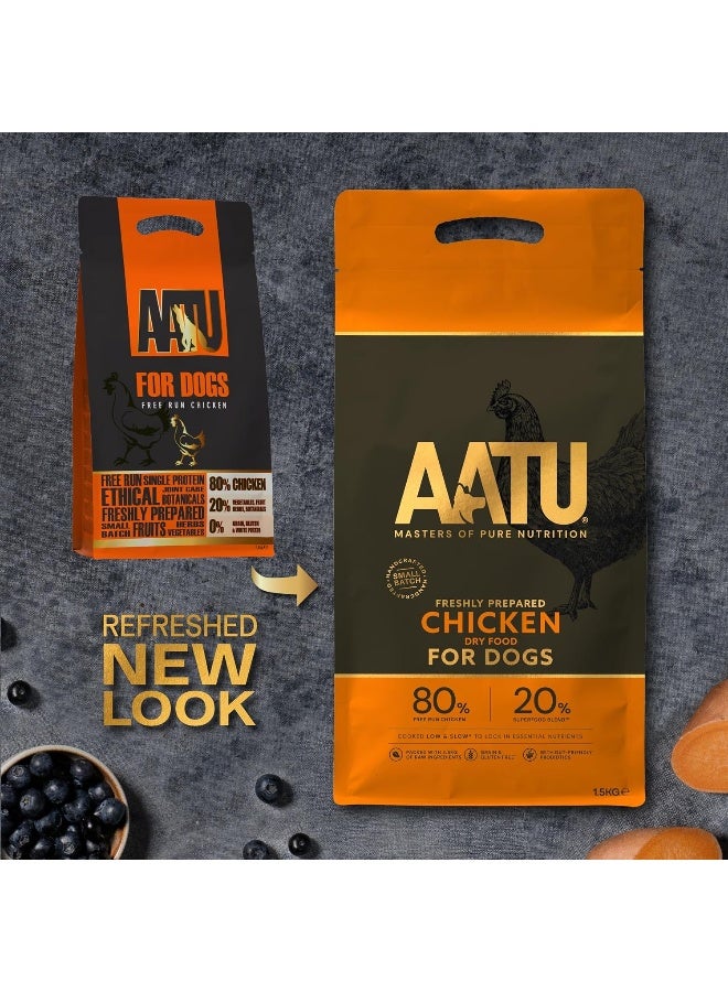 AATU 80/20 Complete Dry Dog Food, Chicken 10kg - Image 4