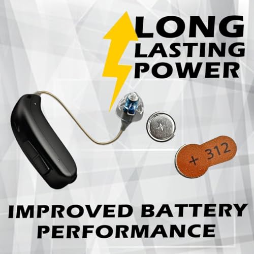 ZeniPower Size 312 Mercury Free 1.45V Hearing Aid Batteries Zinc Air (120 Batteries) - Image 4