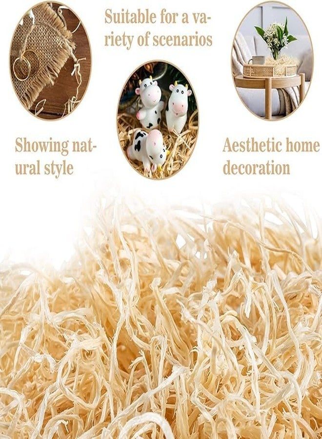 RIANZ® 100g Gift Packing Grass Shredded Paper Filler for Hamper, Basket, Decoration, Craft, Packing Material for Gifts, DIY Crafts Diwali, Christmas, Rakhi, Craft, Raffia Confetti (Off-White) - Image 4
