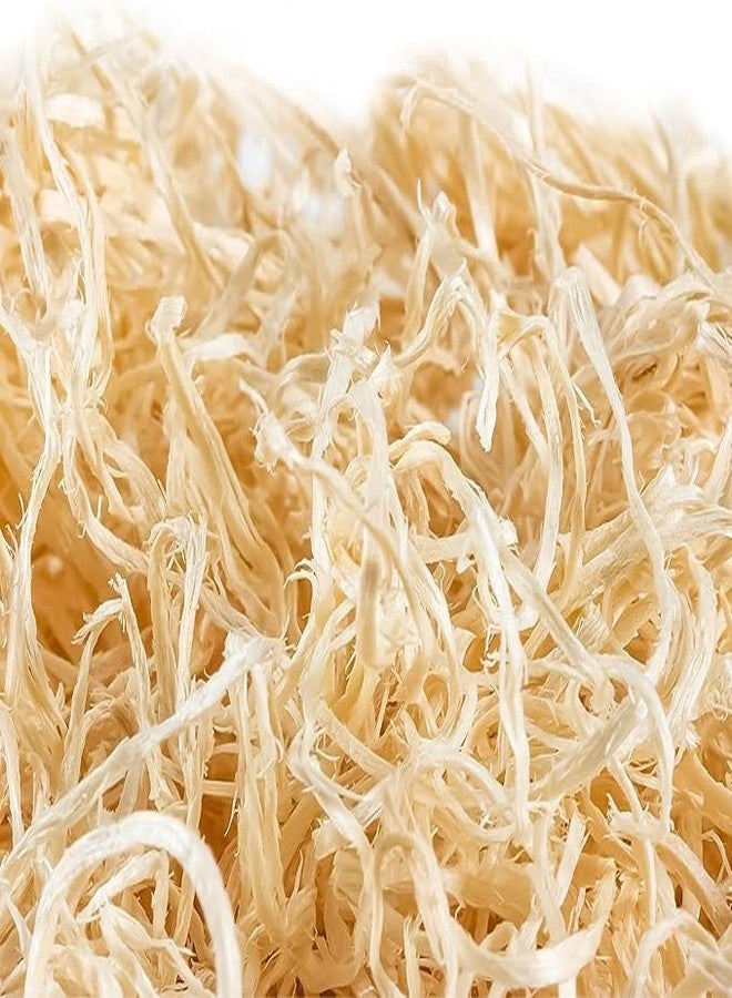 RIANZ® 100g Gift Packing Grass Shredded Paper Filler for Hamper, Basket, Decoration, Craft, Packing Material for Gifts, DIY Crafts Diwali, Christmas, Rakhi, Craft, Raffia Confetti (Off-White) - Image 1