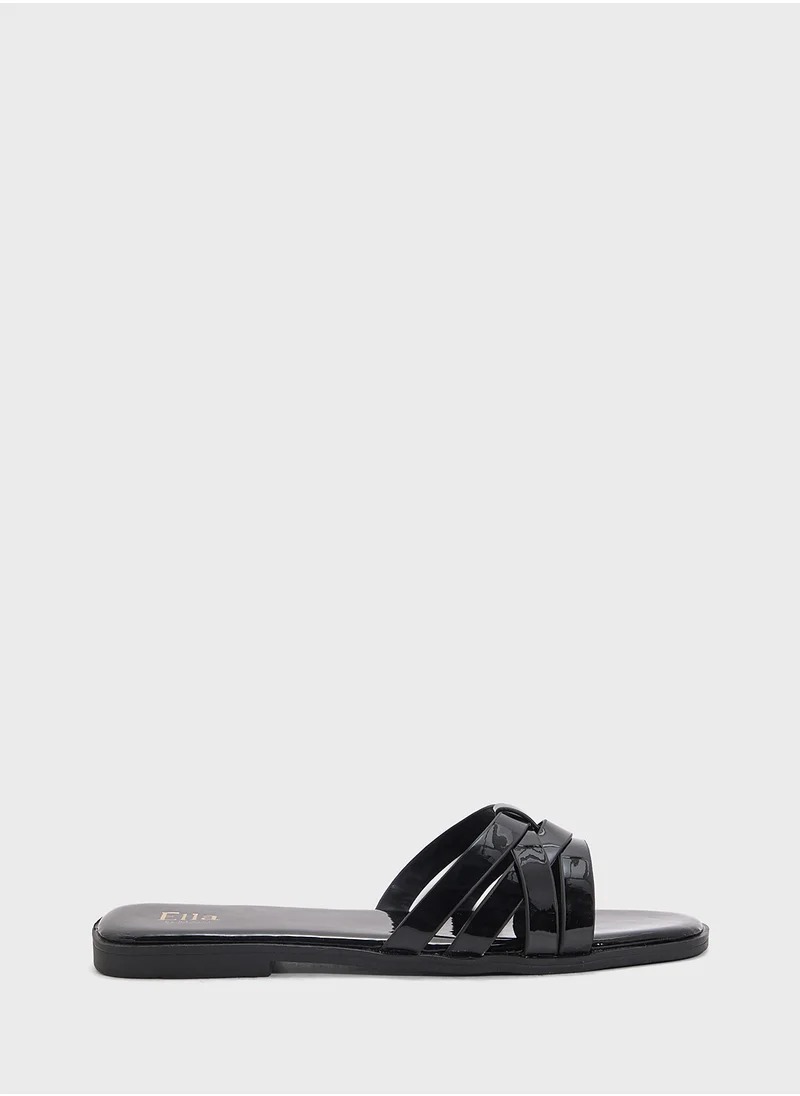 ايلا Patent Flat Sandal