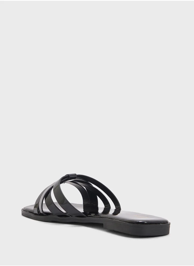 ايلا Patent Flat Sandal