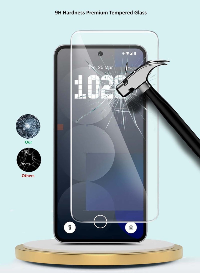 GMAX Nothing Phone (3a) 5G / 3a Pro 2025 GMAX Premium Series Curved Edges 9H 2.5D Tempered Glass Screen Protector - Clear - Image 3