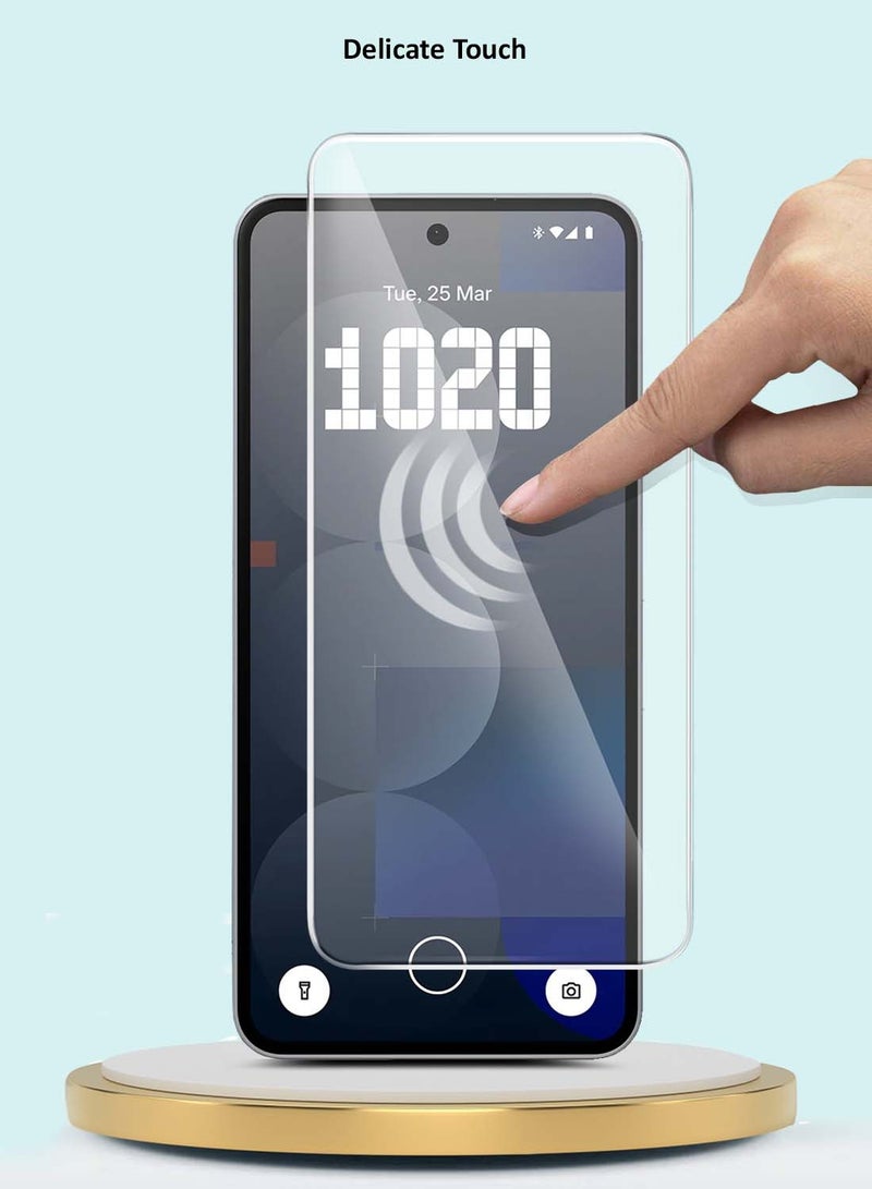 GMAX Nothing Phone (3a) 5G / 3a Pro 2025 GMAX Premium Series Curved Edges 9H 2.5D Tempered Glass Screen Protector - Clear - Image 4